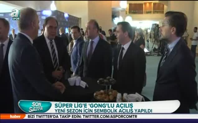Süper Lig'e 'gong'lu açılış töreni