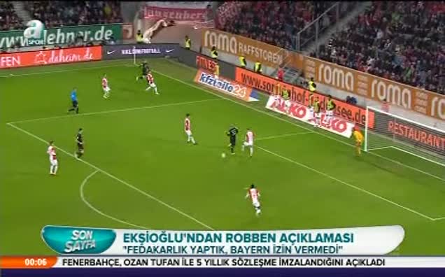Fenerbahçe'den Robben itirafı!