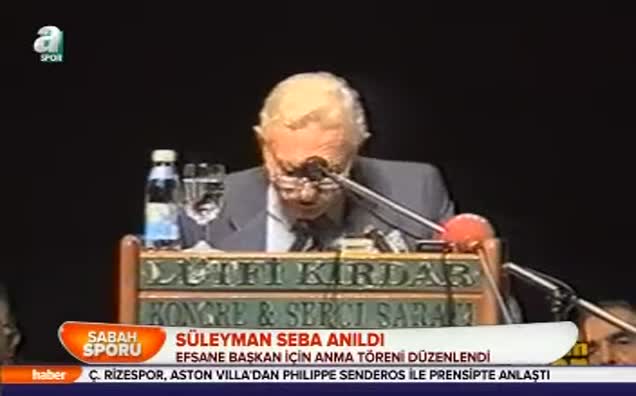 Süleyman Seba anıldı