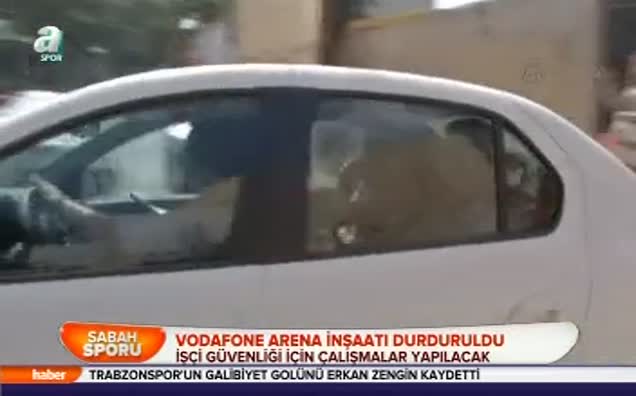 Vodafone Arena inşaatı durduruldu