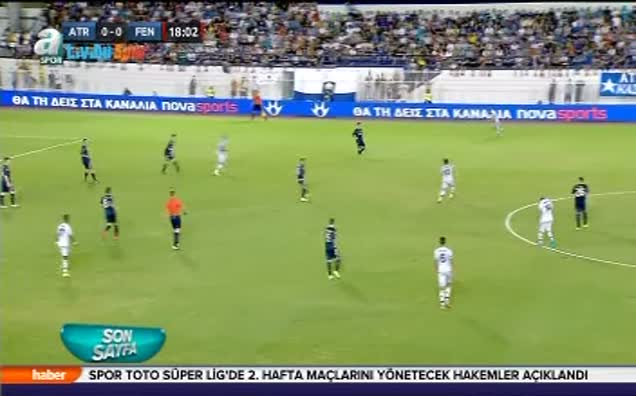 Atromitos 0-1 Fenerbahçe (Maç Özeti)
