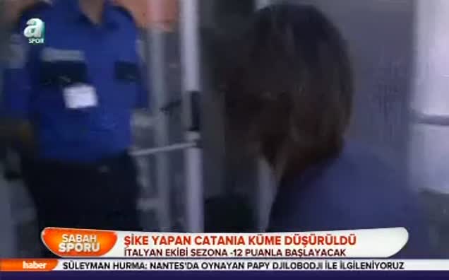 Şike yapan Catania küme düşürüldü