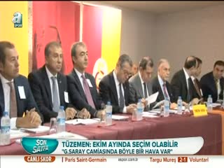 Tüzemen: "Ekim'de seçime gidilebilir"
