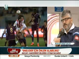 Reşit Akçay: Sneijder için önlem alabiliriz