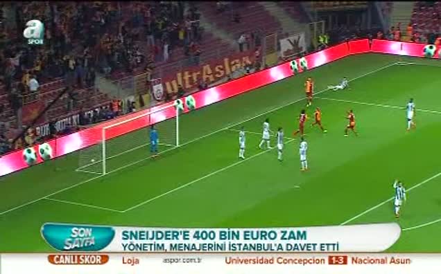 Sneijder'e 400 bin euro zam!