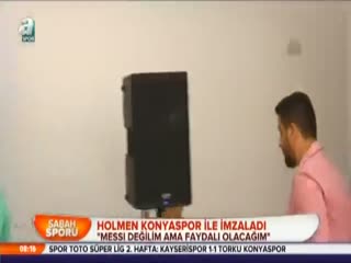 Holmen Konyaspor ile imzaladı