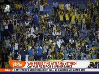 Van Persie yine attı ama yetmedi