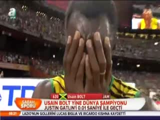 Usain Bolt yine dünya şampiyonu