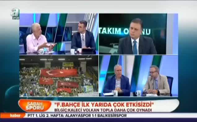 "F.Bahçe ilk yarıda çok etkisizdi"