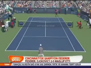 Cincinnati'de şampiyon Federer