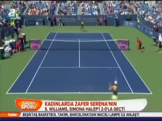 Kadınlarda zafer Serena'nın
