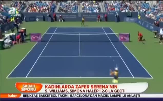 Kadınlarda zafer Serena'nın