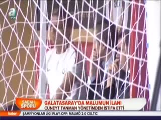 Galatasaray'da malumun ilanı