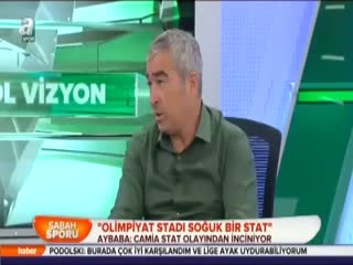 "Olimpiyat Stadı soğuk bir stat"