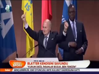 Blatter kendisini savundu