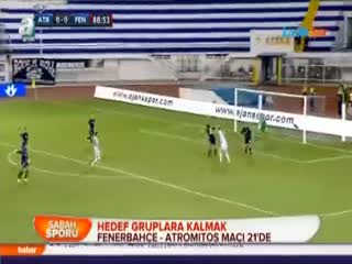 Fenerbahçe Atromitos'u ağırlıyor