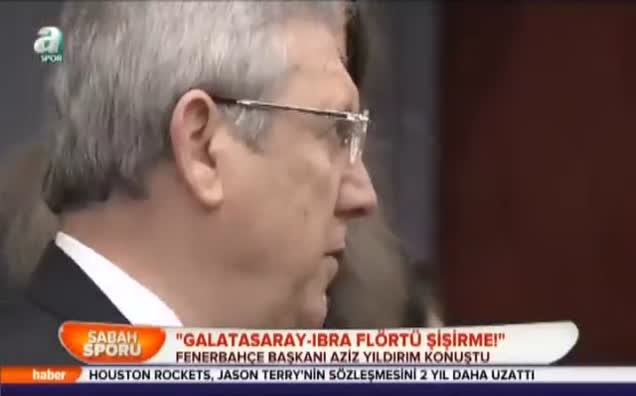 "Galatasaray-Ibra flörtü şişirme!"