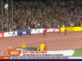 Bolt yine geçilmedi