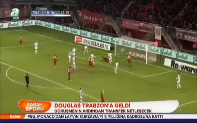 Douglas Trabzon'a geldi