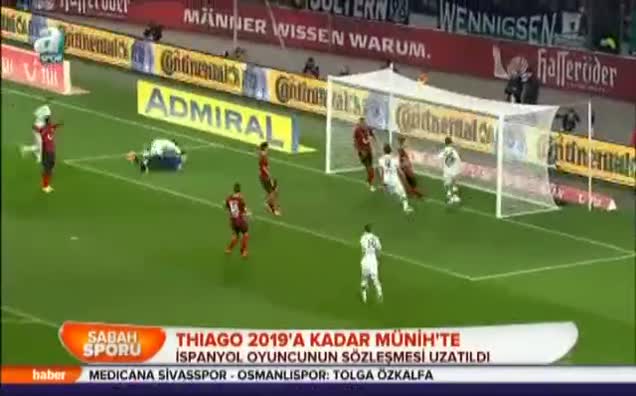 Thiago 2019'a kadar Münih'te
