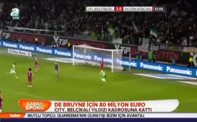 De Bruyne için 80 milyon euro