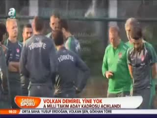 Volkan Demirel yine yok