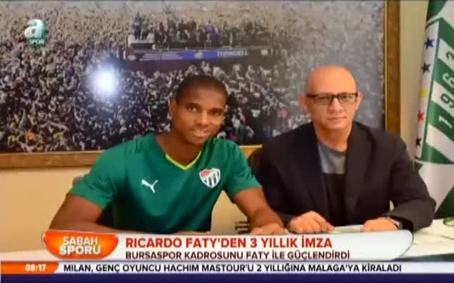 Ricardo Faty'den 3 yıllık imza