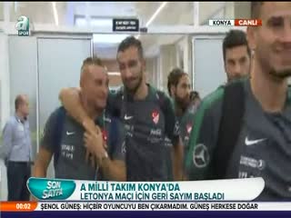 A Milli Takım Konya’ya gitti