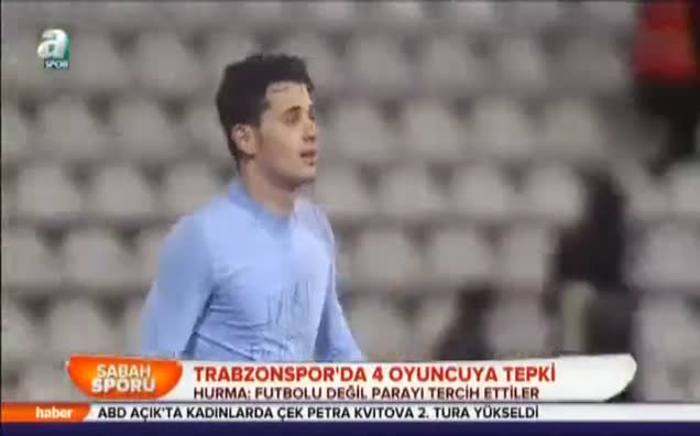 Trabzonspor'da 4 oyuncuya tepki