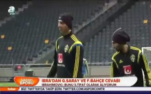 Ibra'dan G.Saray ve F.Bahçe cevabı