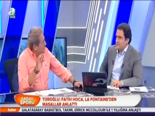 Toroğlu: Fatih hoca, La Fontaine'den masallar anlattı