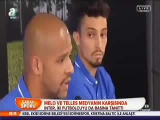 Melo ve Telles medyanın karşısında