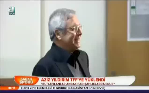 Aziz Yıldırım TFF'ye yüklendi