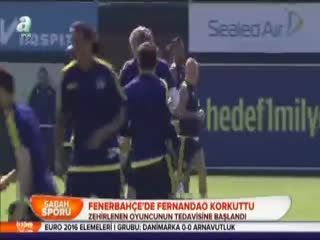 Fenerbahçe'de Fernandao korkuttu