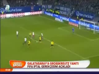 Galatasaray'a Grosskreutz yanıtı