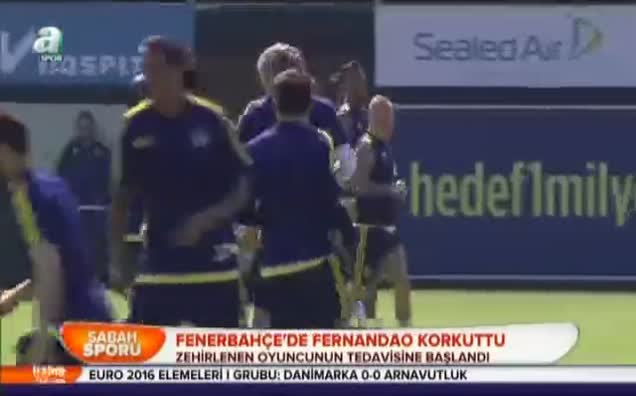 Fenerbahçe'de Fernandao korkuttu