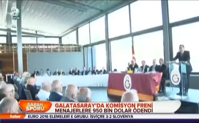 Galatasaray'da komisyon freni