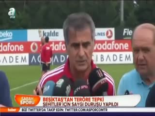 Beşiktaş'tan teröre tepki