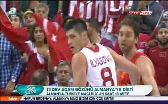 12 Dev Adam Almanya karşısında!
