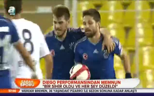 Diego performansından memnun