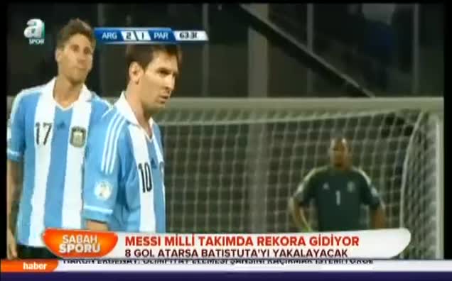 Messi milli takımda rekora gidiyor