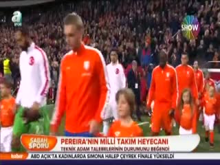 Pereira'nın milli takım heyecanı