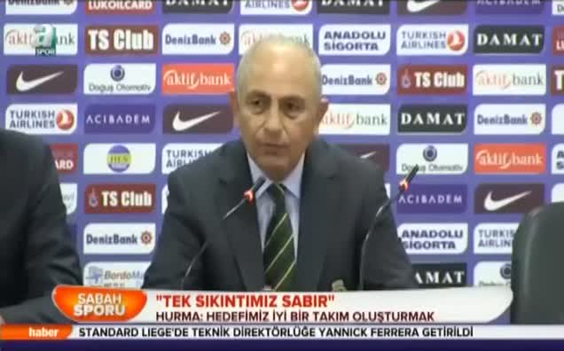"Tek sıkıntımız sabır"