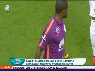 Galatasaray'ın sakatlık raporu!