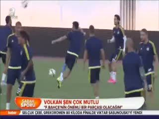 Volkan Şen çok mutlu