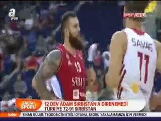 12 Dev Adam Sırbistan'a direnemedi