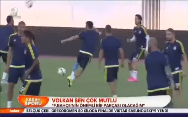 Volkan Şen çok mutlu