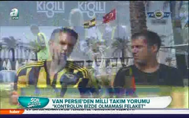 Persie: Bizim için felaket bir durum