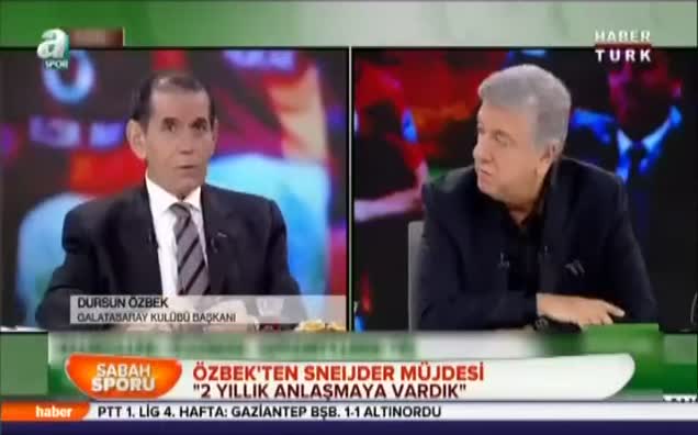 Özbek'ten Sneijder müjdesi