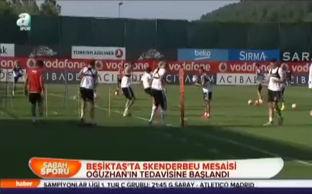 Beşiktaş'ta Skenderbeu mesaisi
